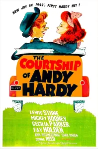 Images Dated 18th June 2013: THE COURTSHIP OF ANDY HARDY, US poster, from left: Mickey Rooney, Donna Reed, 1942