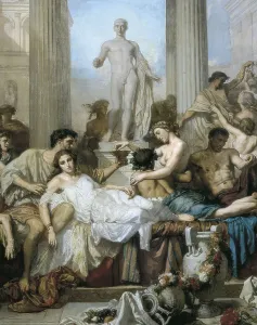 Insidesscene Prints: COUTURE, Thomas (1815-1879). The Romans of the Decadence