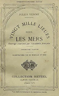 Imagination Prints: Cover of 'Twenty Thousand Leagues Under the Sea' (Paris)