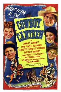 Ritter Prints: COWBOY CANTEEN, US poster, left from top: Jane Frazee