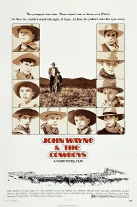 Rancher Prints: THE COWBOYS, US poster art, Robert Carradine
