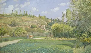 Spring Prints: Cowherd at Valhermeil, Auvers-sur-Oise