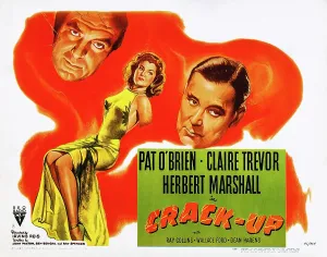 Trevor Prints: CRACK-UP, Pat O'Brien, Claire Trevor, Herbert Marshall on poster art, 1946