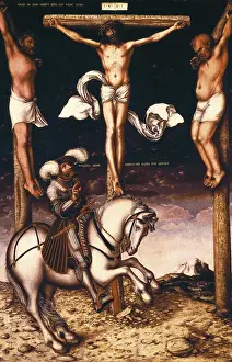 Calvary Prints: Cranach, Lucas, 'the Elder' (1472-1553)