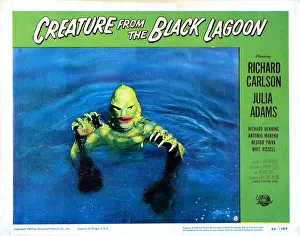 Images Dated 1st September 2015: CREATURE FROM THE BLACK LAGOON, US lobbycard, 1954