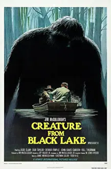 Louisiana Prints: CREATURE FROM BLACK LAKE, US poster, 1976