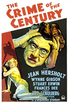 Shadow Prints: THE CRIME OF THE CENTURY, bottom left: Frances Dee, right: Jean Hersholt, 1933