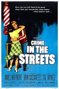 Denise Prints: CRIME IN THE STREETS, US poster, Denise Alexander, James Whitmore, 1956