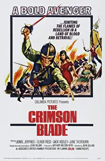 Images Dated 30th December 2014: THE CRIMSON BLADE, (aka THE SCARLET BLADE), US poster art, 1963