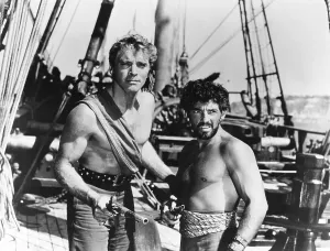 Nick Prints: THE CRIMSON PIRATE, from left, Burt Lancaster, Nick Cravat, 1952
