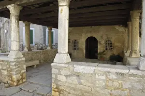 Croatia Prints: CROATIA. Fazana. Church of Our Lady of Mount Carmel (14th c)