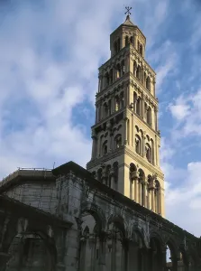 Sunlighteurope Prints: CROATIA. SPLIT. Split. Cathedral. Bell tower. AISA/Everett Collection**US SALES ONLY**
