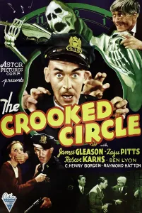 Gleason Prints: THE CROOKED CIRCLE, clockwise from center on 1940s reissue US poster art: James Gleason
