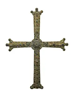 Catholics Prints: The Cross of Victory. 908. SPAIN. Oviedo. Cathedral
