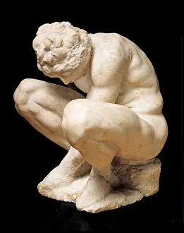 Foot Prints: Crouching Boy, by Michelangelo Buonarroti