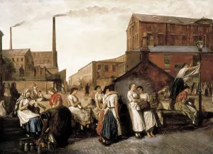1874 Prints: CROWE, Eyre (1824-1910). The Dinner Hour