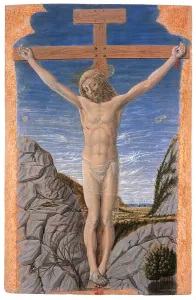 Rock Formation Prints: Crucified Christ, by Bartolomeo di Giovanni