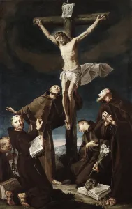 Twilight Prints: Crucifix with Saint Anthony from Padua