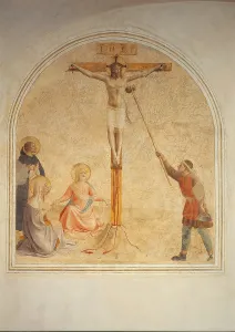 Five People Prints: Crucifixion, by Guido di Pietro (Piero) known as Beato Angelico