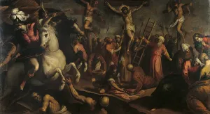 Motion Prints: Crucifixion, by Jacopo Negretti known as Palma the Younger