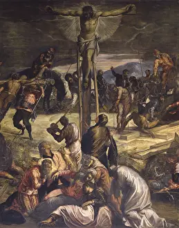 Back Prints: Crucifixion, by Jacopo Robusti also known as Tintoretto