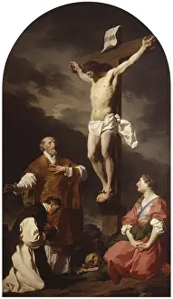 Distress Prints: Crucifixion with Mary Magdalene, St