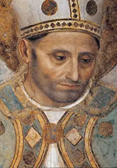Miter Prints: The Crucifixion and Saints, by Guido di Pietro (Piero) known as Beato Angelico