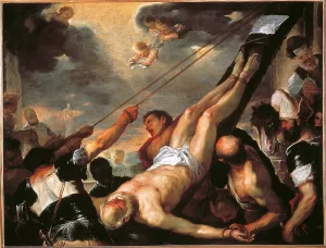 Punishment Prints: Crucifixion of St Peter, by Luca Giordano