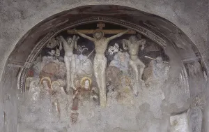 Santa Female Prints: Crucifixion, by Unknown Artist