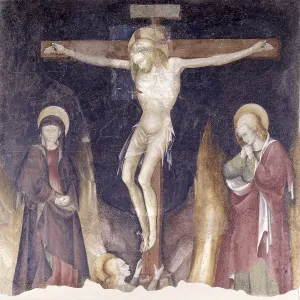 Evangelist Prints: Crucifixion, by Unknown Artist of the Workshop of the Zavattari Brothers