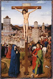 St John Prints: The Crucifixion, by Van Eyck Hubert