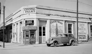 Ticket Booth Prints: Crystal Palace Saloon, constructed in 1878