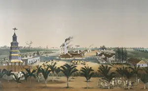 Lithographs Prints: Cuba (19th c.). 'Ingenio Intrepido'