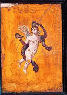 Putto Prints: Cupid with Shoes, by unknown artist
