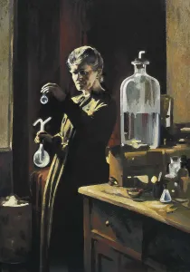 Sciences Prints: CURIE, Marie (1867-1934). Painting. AISA/Everett Collection**US SALES ONLY**
