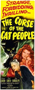 Julia Prints: THE CURSE OF THE CAT PEOPLE, clockwise from top: Simone Simon