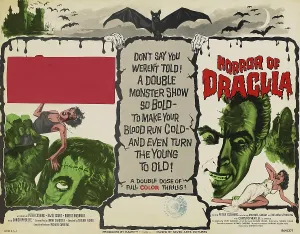 Evil Prints: THE CURSE OF FRANKENSTEIN, 1957, HORROR OF DRACULA, 1958, US lobbycard, Christopher Lee