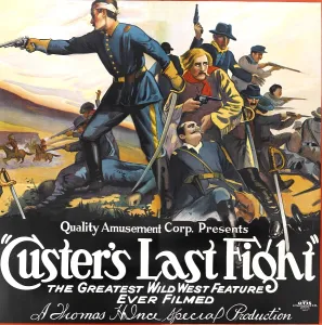 Pointing Gun Prints: CUSTER'S LAST FIGHT, 1912