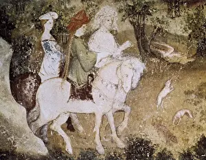 Chivalry Prints: Cycle of the Months. 15th c.; Cycle of the Months