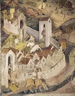 Carts Prints: Cycle of the Months. 15th c. ITALY