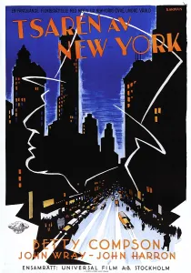 Swedish Poster Prints: CZAR OF BROADWAY, (aka TSAREN AV NEW YORK), Swedish poster art, 1930
