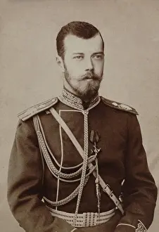 Epaulets Prints: Czar Nicholas II of Russia in the 1890s