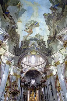 Prague Prints: CZECH Rep.. Prague. Saint Nicholas church in MalA Strana (1673-1752)
