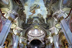Architect Prints: CZECH Rep.. Prague. Saint Nicholas church in MalA Strana (1673-1752)