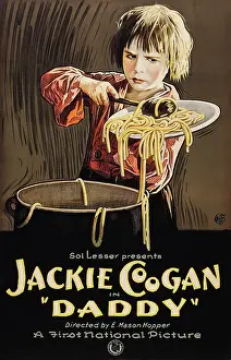 Food Prints: DADDY, US poster art, Jackie Coogan, 1923