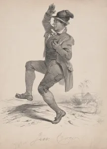 Character Prints: Daddy Rice wearing the costume of his character Jim Crow
