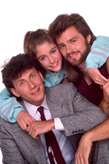 Greg Prints: MY TWO DADS, (from left): Paul Reiser, Staci Keanan, Greg Evigan, 1987-90
