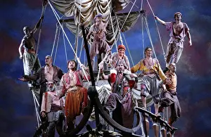 Craft Prints: Dagoll Dagom Theatre Company. Scene of the musical 'Mar i Cel' (2004)