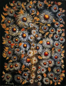 Daisies Prints: Daisies, by Sraphine Louis also known as de Senlis