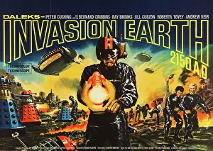 Images Dated 18th June 2013: DALEKS INVASION EARTH: 2150 A.D. British poster art, 1966